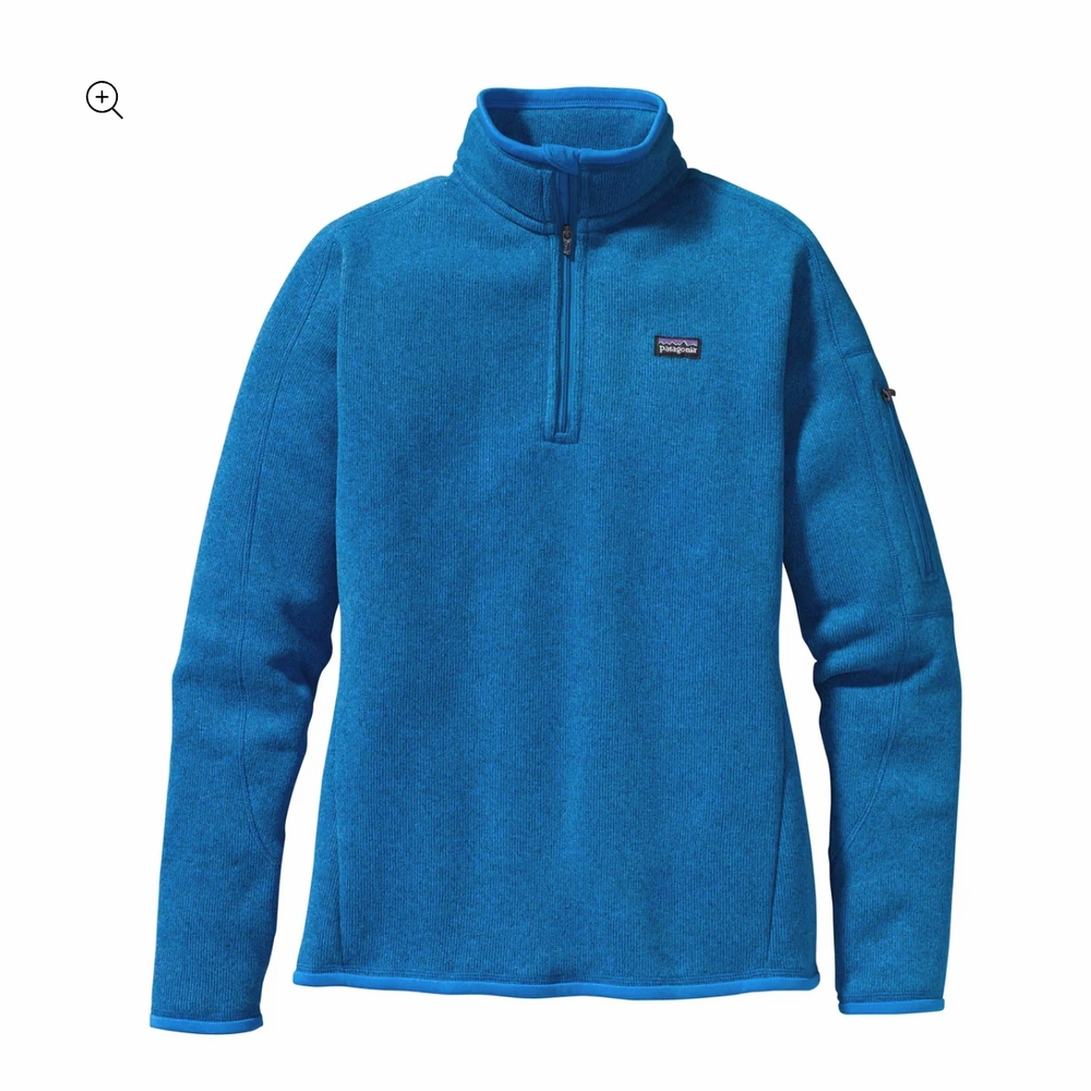 Patagonia Women's Better Sweater Quarter-Zip Fleece Size S